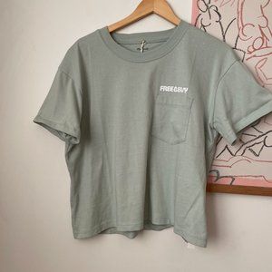 New Madewell Graphic Tee "Free & Easy"